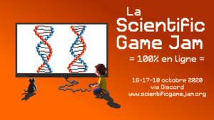 Affiche de la Scientific Game Jam première édition